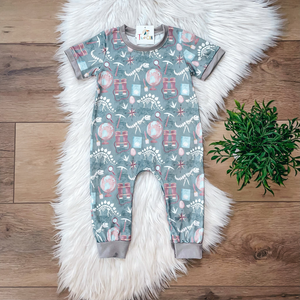 Dino Dig Romper by Twocan