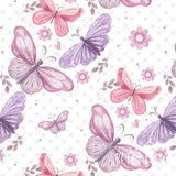 Lilac Butterflies Two Piece Rashguard Swim Set by Pete and Lucy