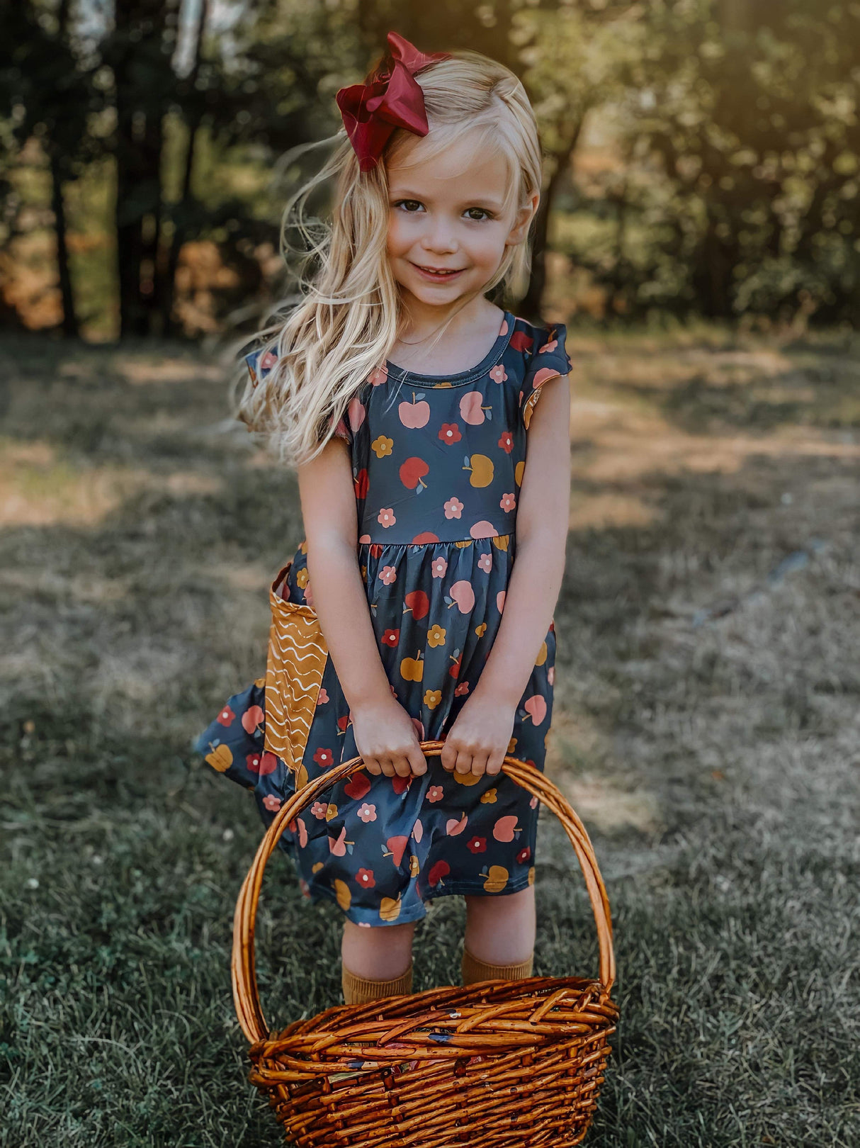 Autumn Apples Dress by Wellie Kate