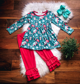 The Doctor Is In Ruffle Pants Set by Twocan