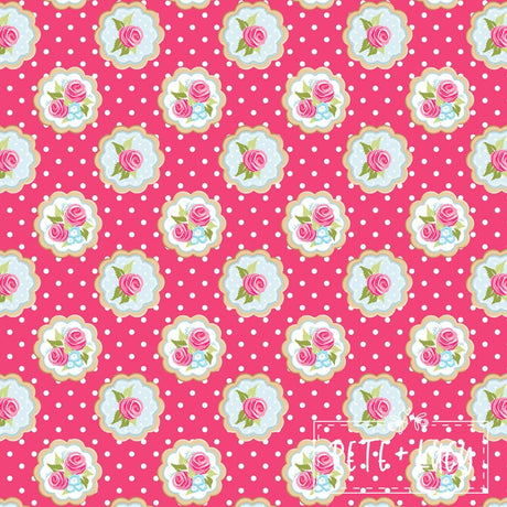 Shabby Roses Deluxe Bow by Pete and Lucy