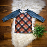 Textured Plaid Long Sleeve Shirt By Twocan