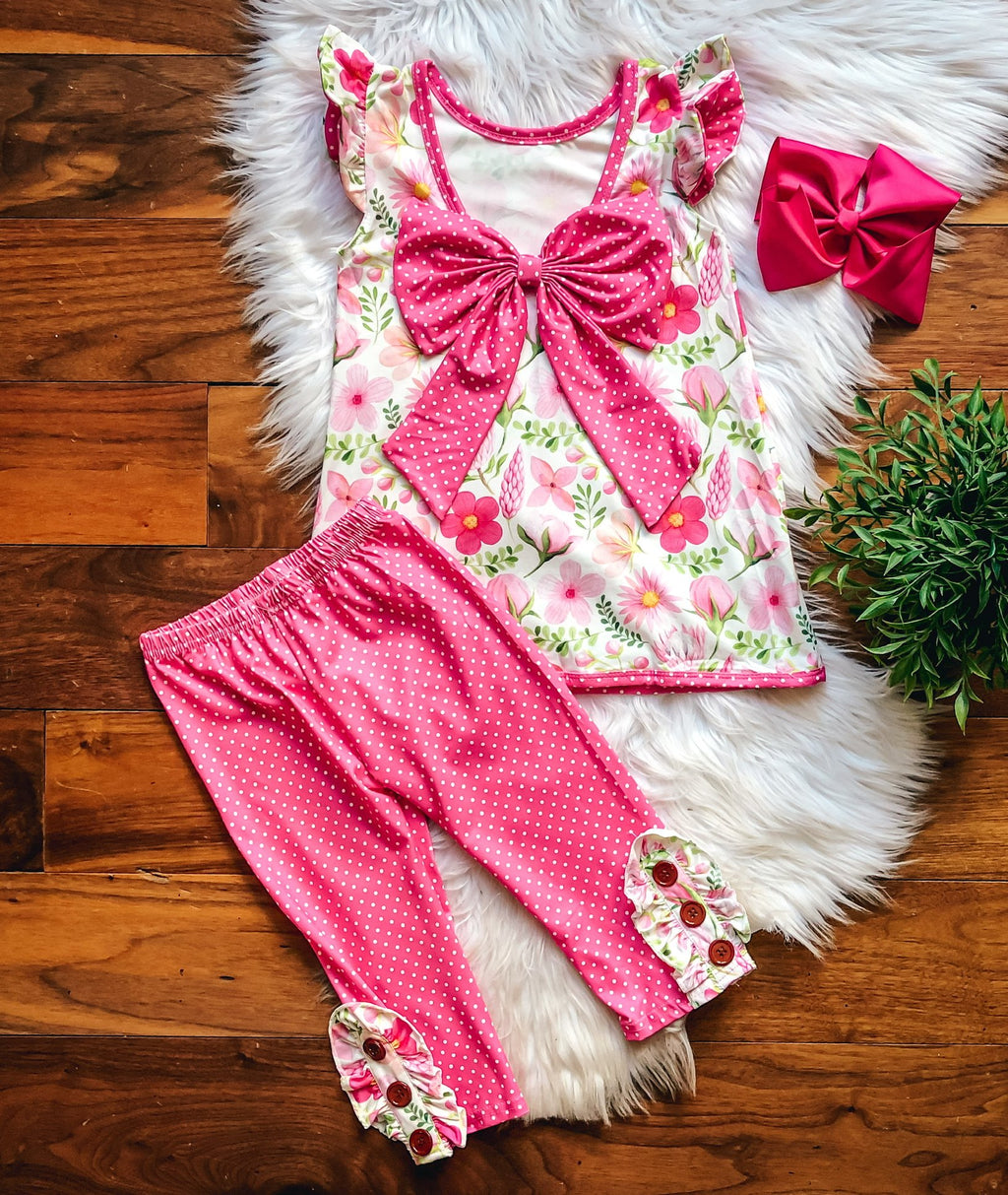 Wishful Wildflower Capri Set by Wellie Kate