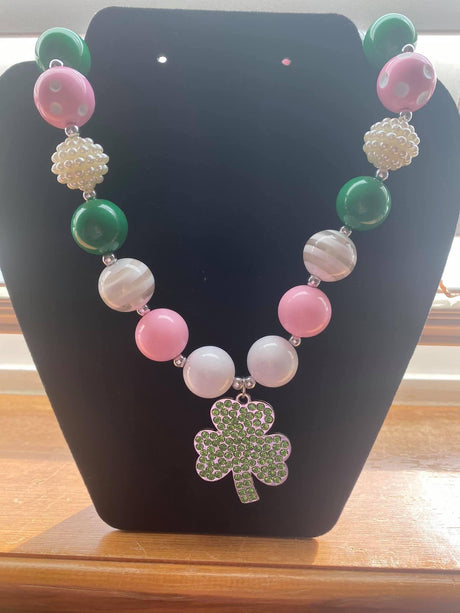 Shamrock Bubblegum Necklace - Whim & Wonder Boutique