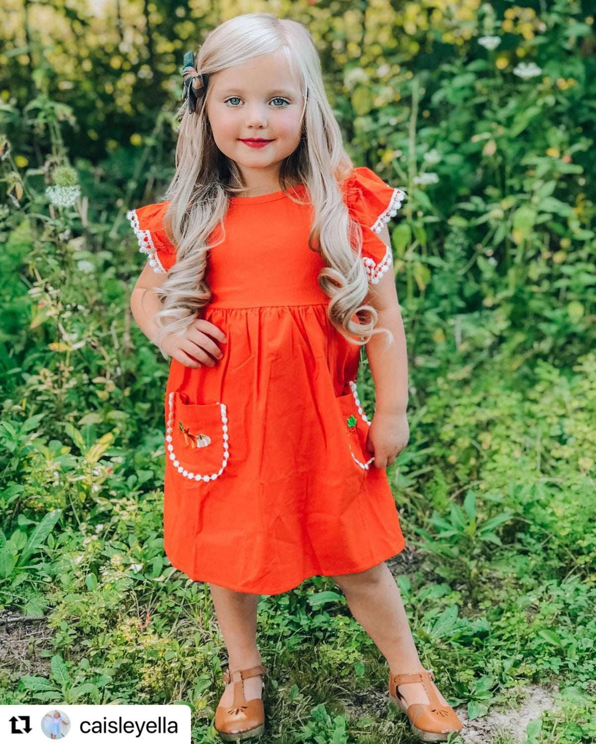 pumpkin orange dress Embroidery 2pc 12M Cup Size:B $249 this at American Eagle Outfitters |