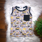 Boys at Work Pocket Tank by Twocan