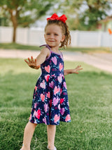 Watercolor Hearts Girl’s Dress - Whim & Wonder Boutique