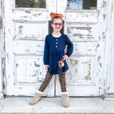 Thanksgiving Turkey Appliqué Two Piece Outfits - Whim & Wonder Boutique