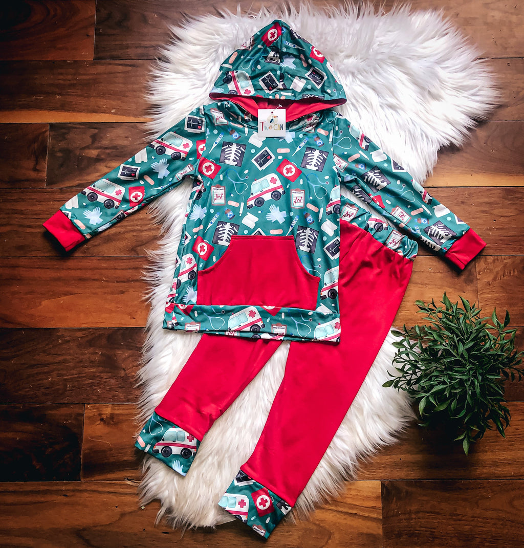 The Doctor Is In Joggers Set by Twocan