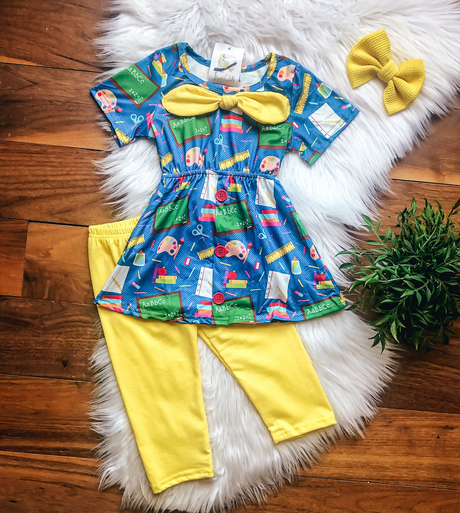 School Days Capri Set by Twocan