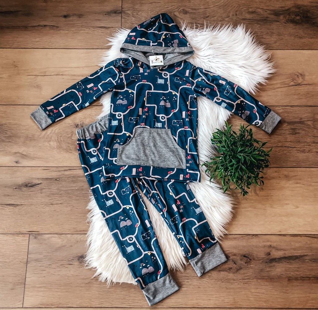 Traffic Town Joggers Set by Twocan