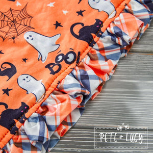 Boo-tastic! Minky Blanket by Pete and Lucy