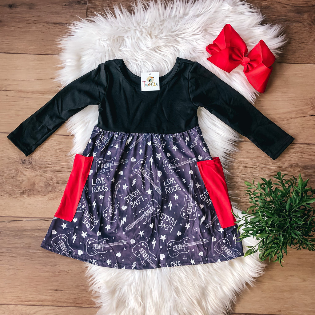 Love Rocks Pockets Dress | TwoCan