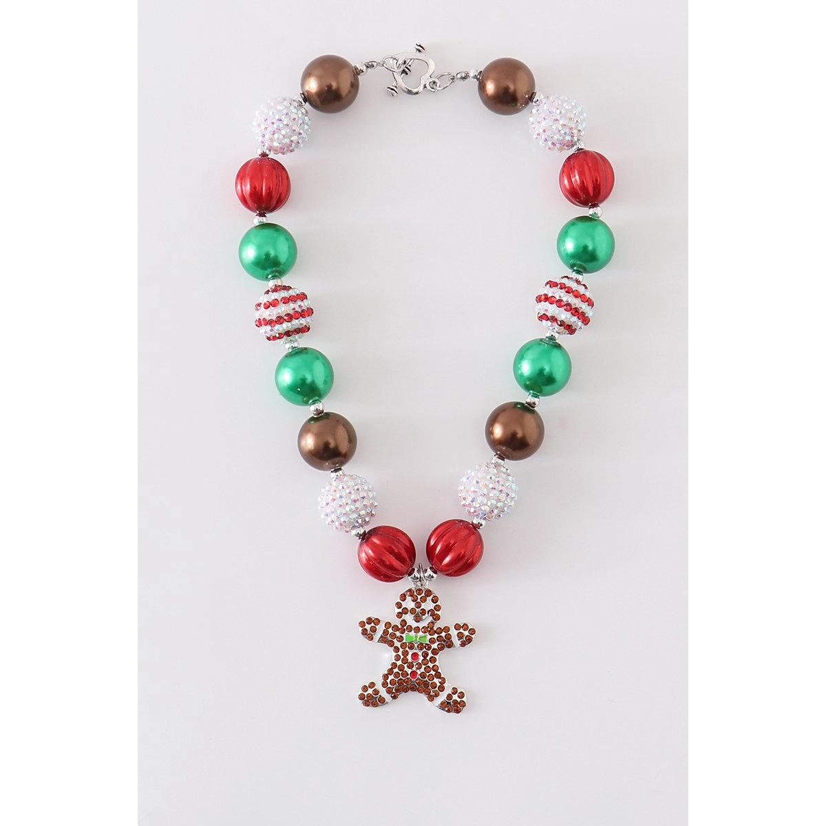 Gingerbread Man Bubblegum Necklace