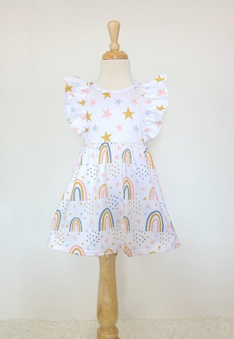 Starbrite Girls Dress by Clover Cottage