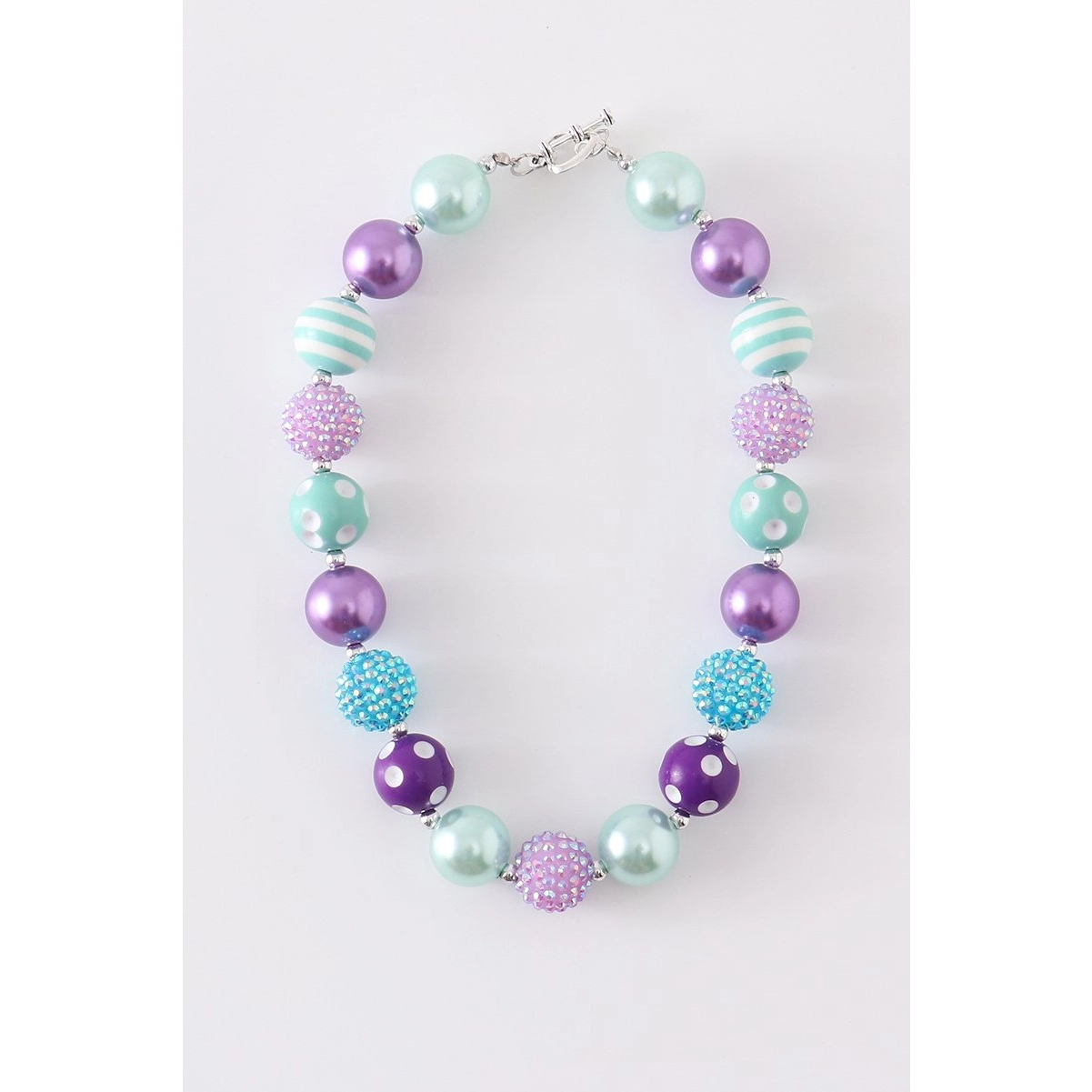 Purple Mint Bubblegum Necklace