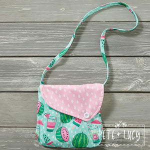 Pink Watermelon Purse by Pete and Lucy