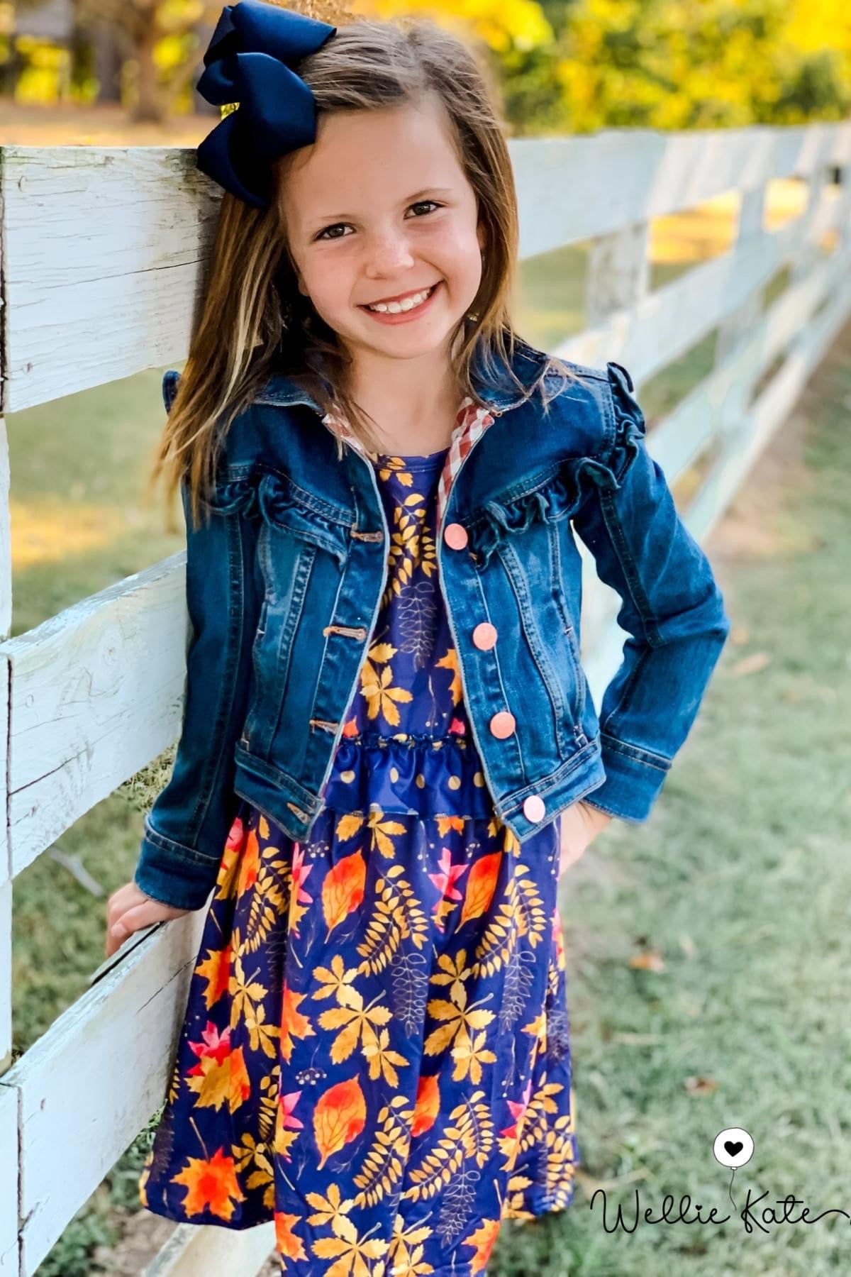 Autumn Leaves Dress | Wellie Kate