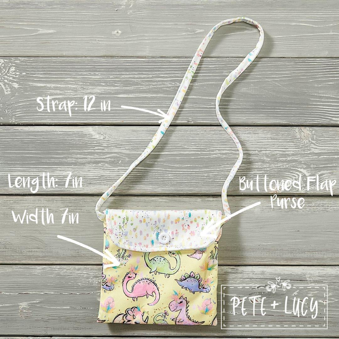 Dashin’ Dinos Purse by Pete and Lucy