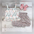 Beautiful Ride Double Ruffle Shorts Set - Whim & Wonder Boutique