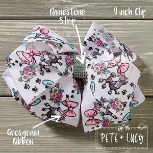 Pampered Pets Deluxe Bow by Pete and Lucy