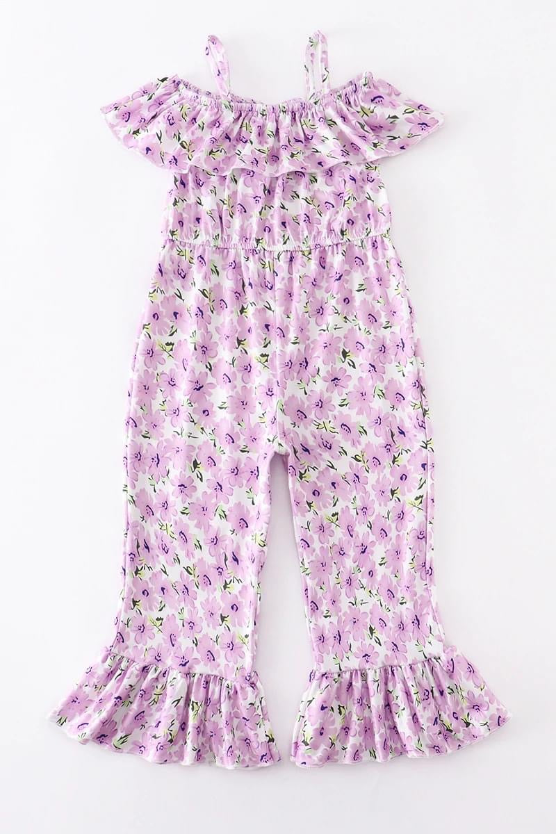 Lilac Floral Jumpsuit