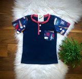 Ships Ahoy Pocket Tee by Twocan