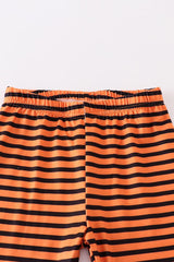 Leopard Pumpkin Striped Outfit