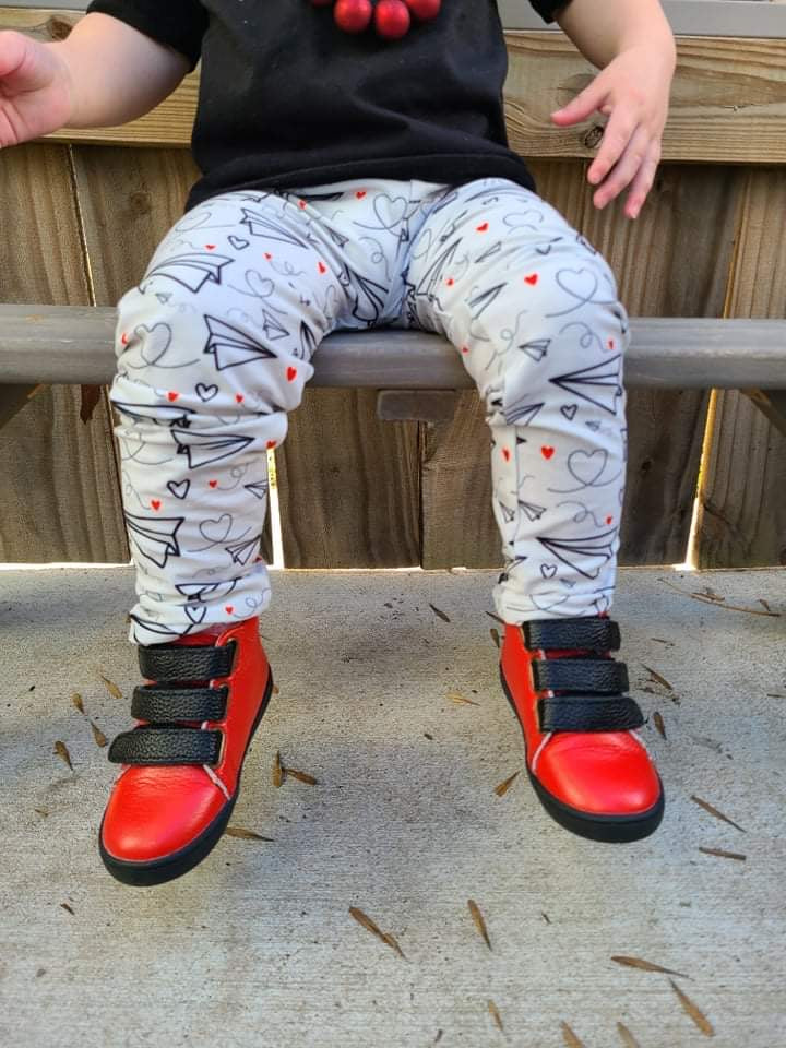 Paper Airplane and Hearts Mommy & Me Leggings by Addy Cole