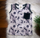 Shootin’ Hoops Pocket Tee by Twocan