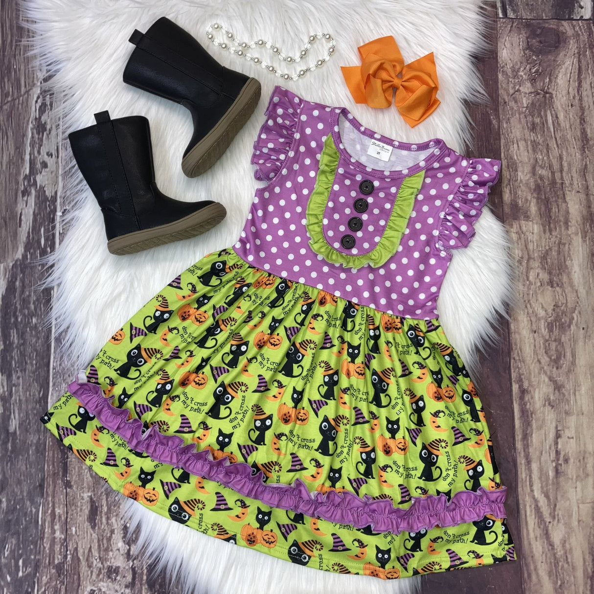 Spooky Black Cats Dress