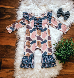 Mod Abstract Baby Romper by Wellie Kate