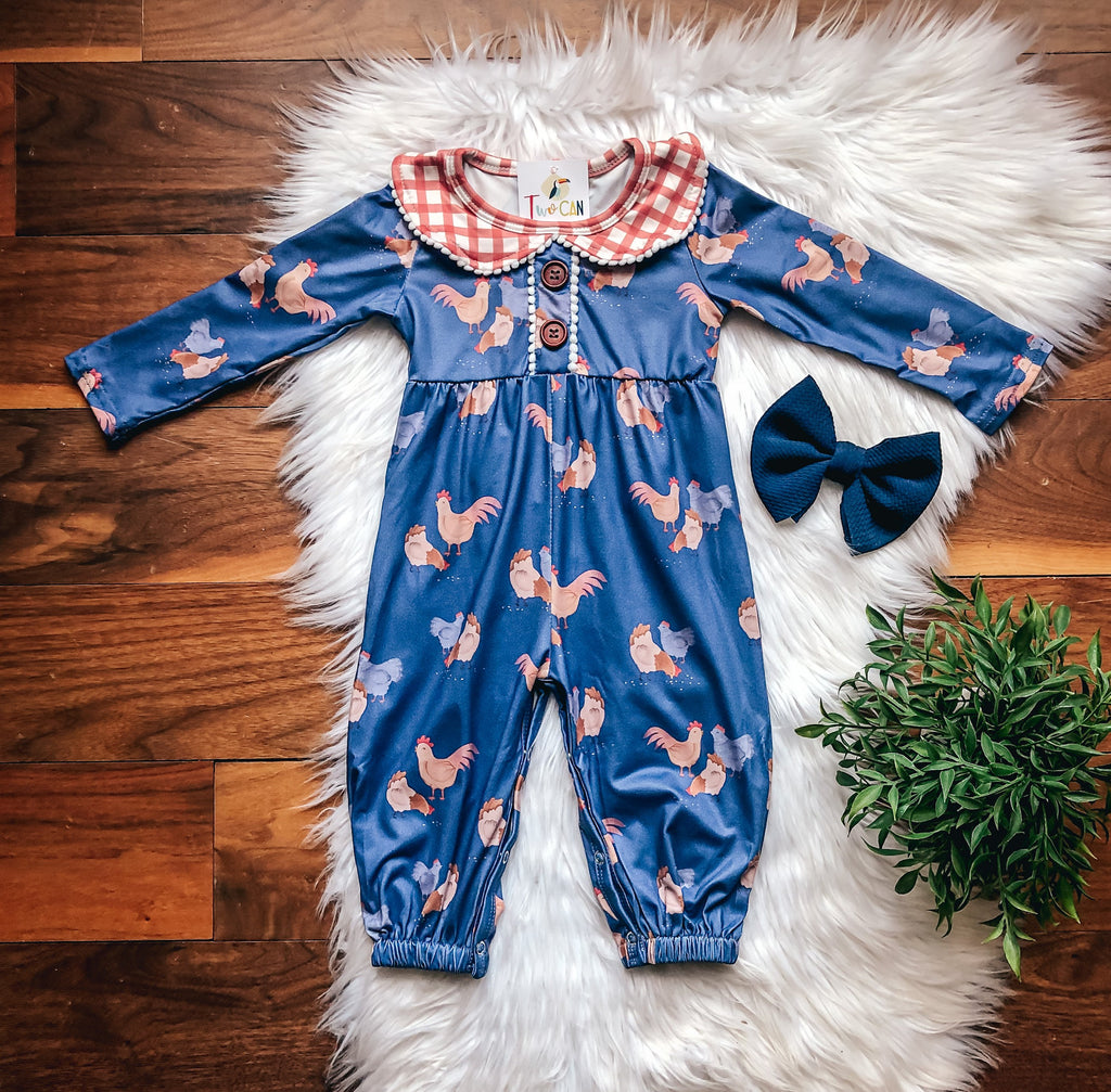 In The Coop Baby Romper by Twocan