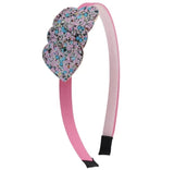 Glitter Hearts Headband