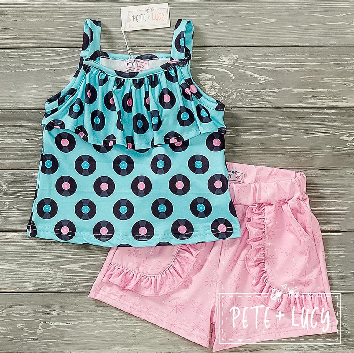 Vintage Pop Shorts Set by Pete and Lucy