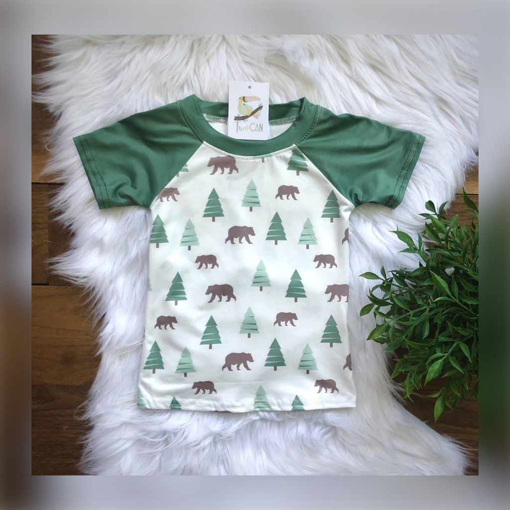 Grizzly Bear T-Shirt for Boys - Whim & Wonder Boutique