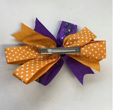 Witch Hats and Bats Deluxe Bow