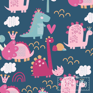 Fun With Dinos Minky Dot Blanket by Pete and Lucy
