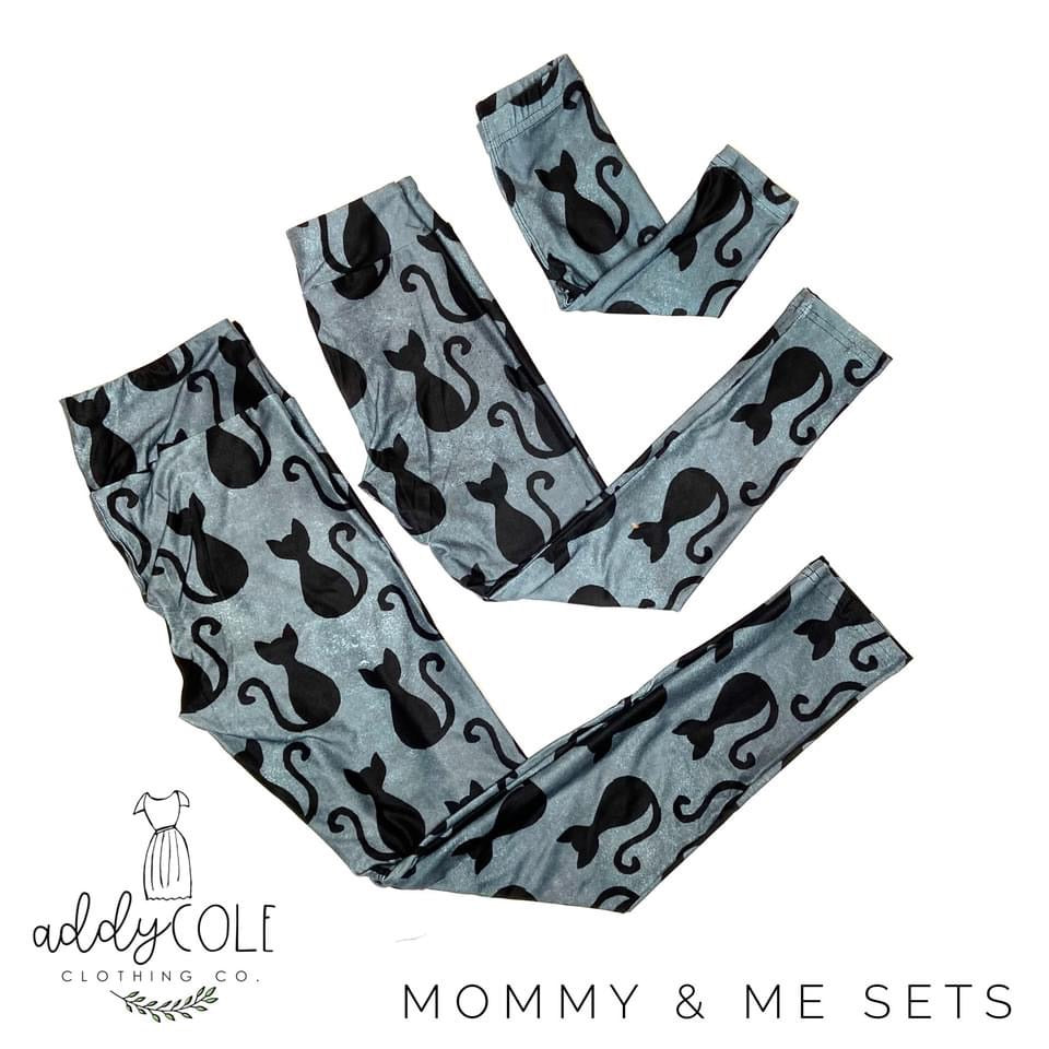 Spooky Cats Addy Cole Leggings - Whim & Wonder Boutique