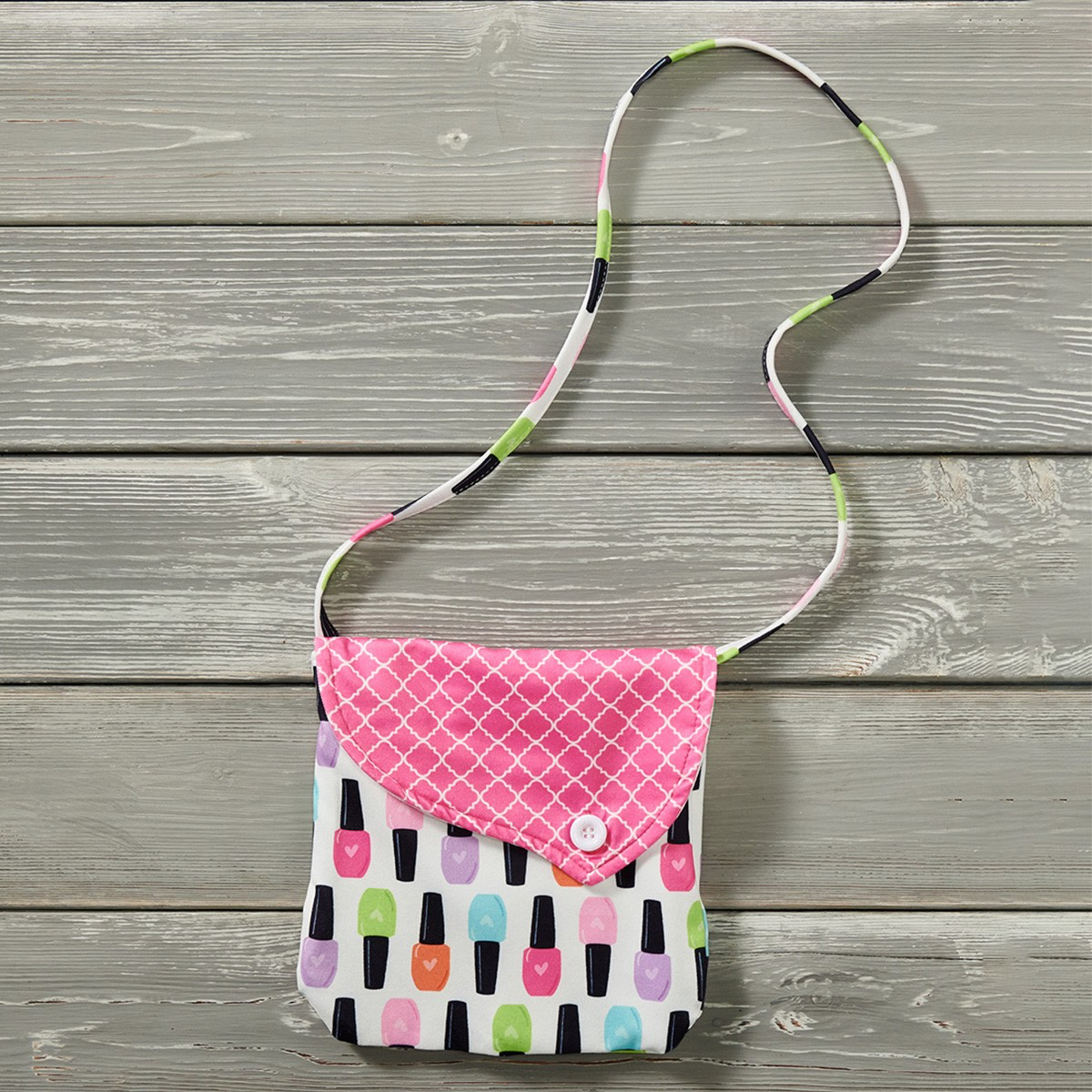 Neon Nail Polish Purse by Pete and Lucy