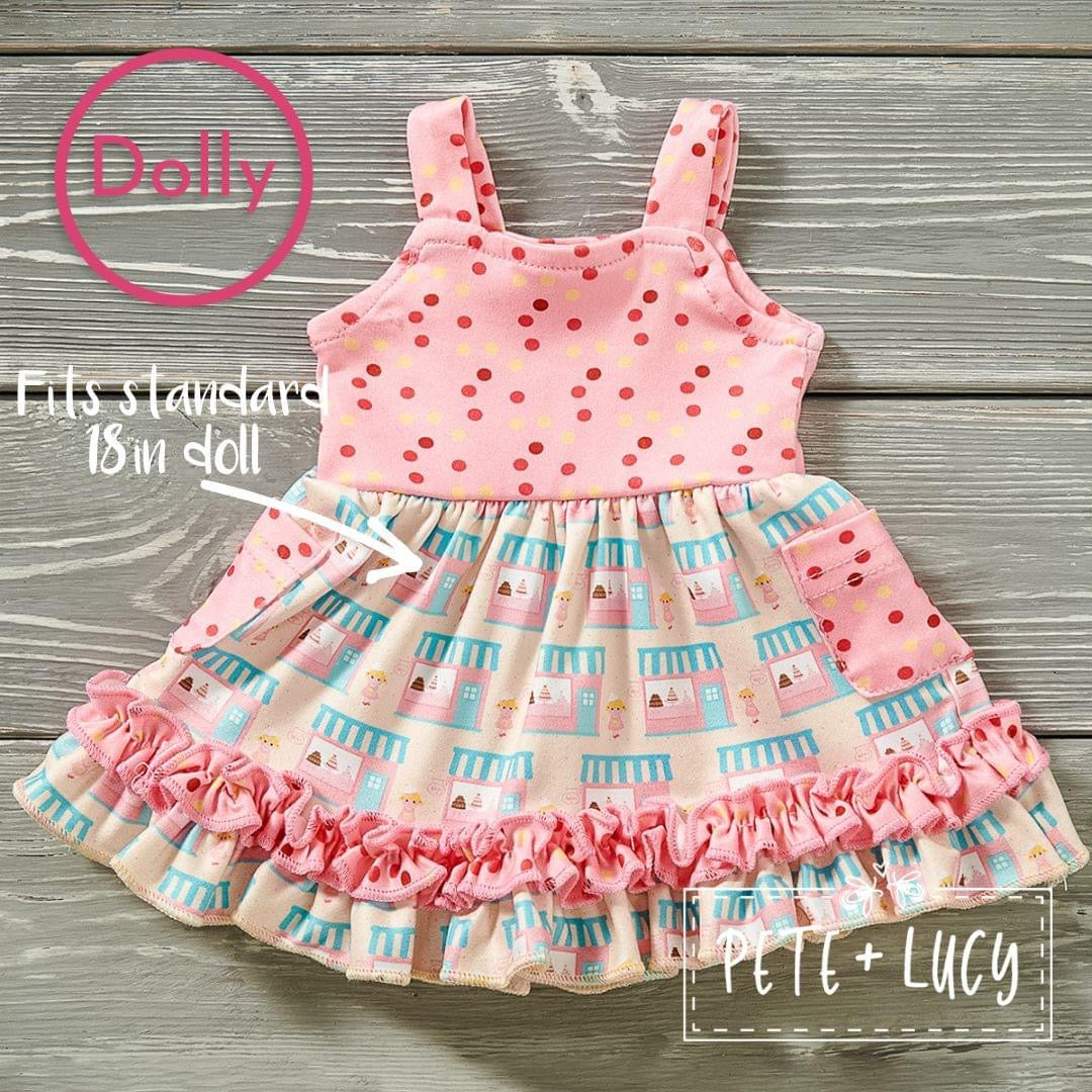 Courtney’s Cake Shop Dolly Dress by Pete and Lucy