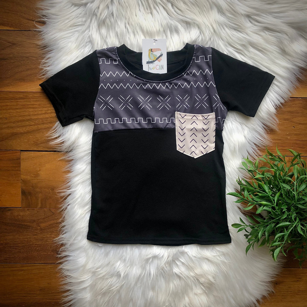 Tribal Vibes Pocket Tee by Twocan