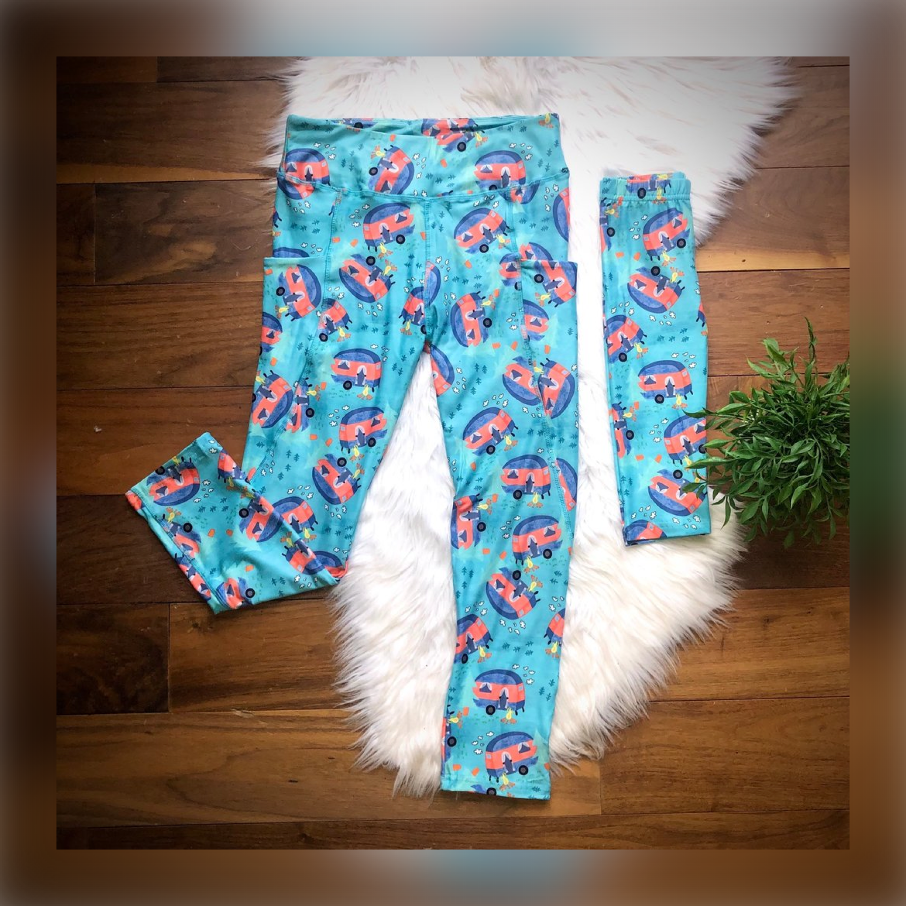 Camping Fun Matching Mommy And Me Capri Leggings - Whim & Wonder Boutique