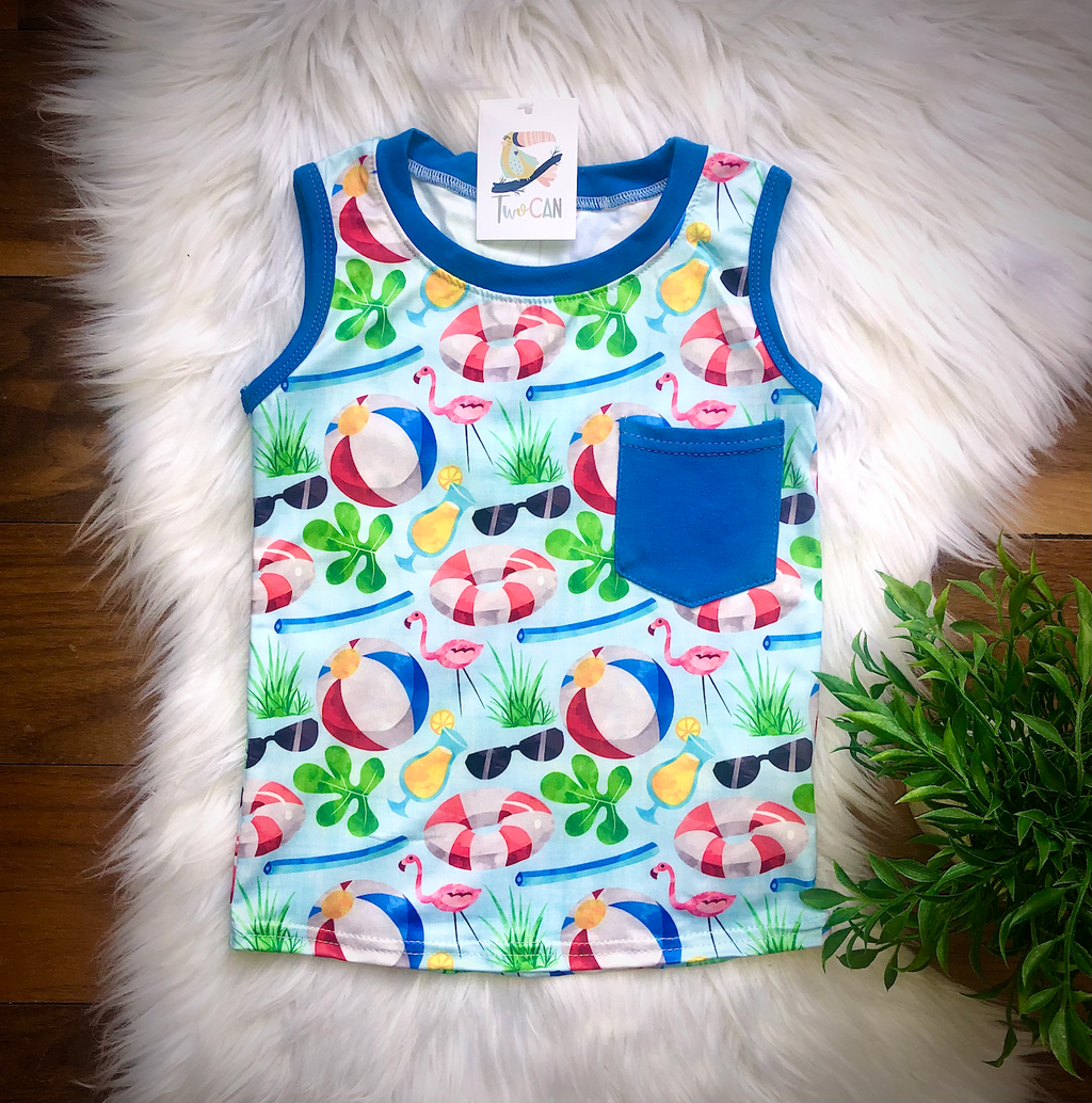 Beachin Boys Tank by Twocan