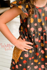 Autumn Apples Dress by Wellie Kate