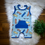 Skater Boi Boys Baby Romper by Twocan