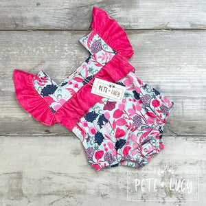 Flower Friends Baby Romper By Pete and Lucy
