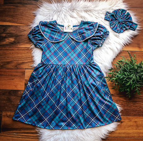 Preppy Plaid Dress by Twocan