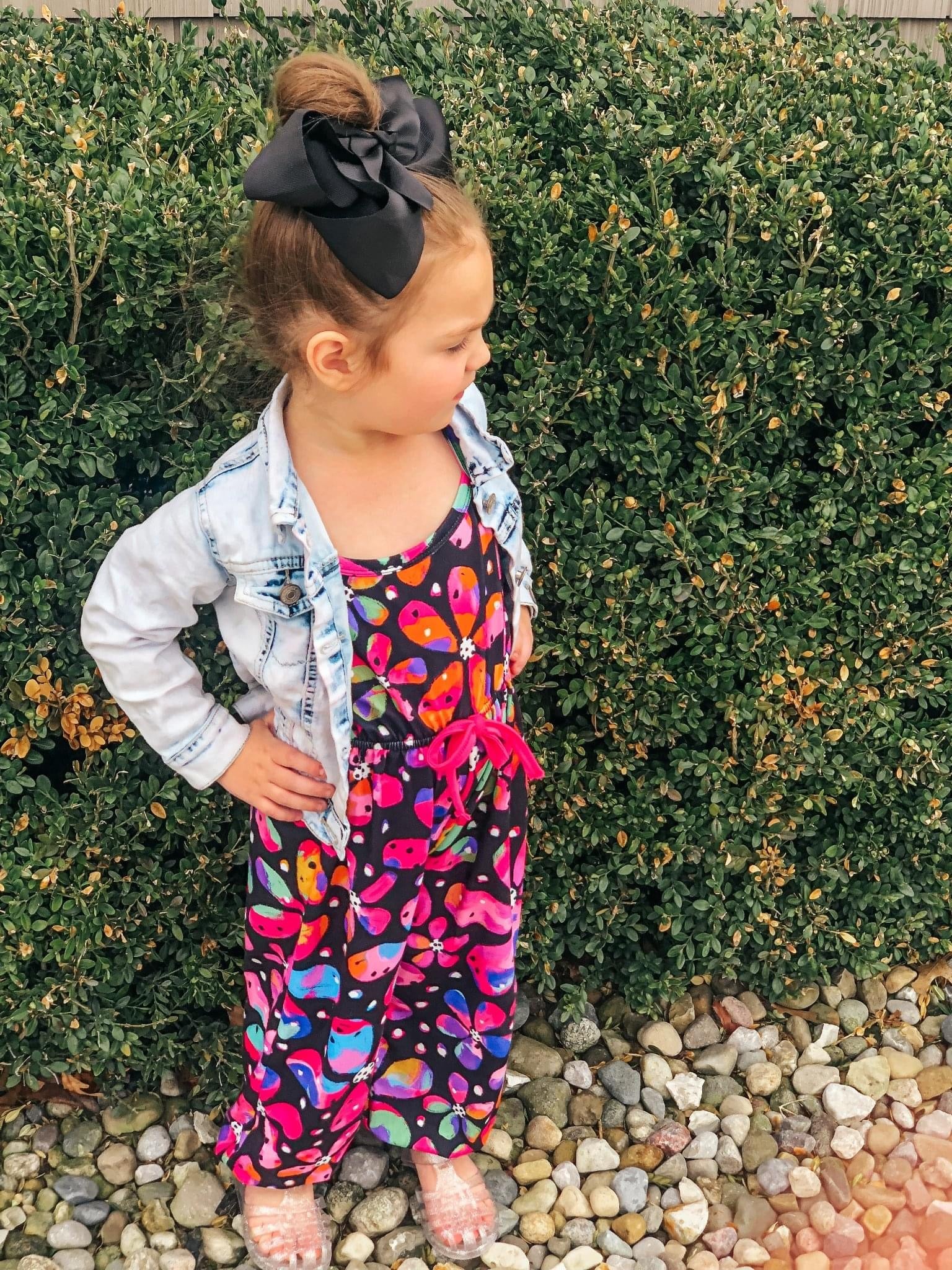 Disco Daisies Jumpsuit by Wellie Kate