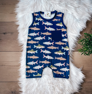 Fish Romper by Twocan